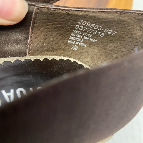 Colin Stuart Ankle Strap Peep Toe Wedges - Picture 8 of 8